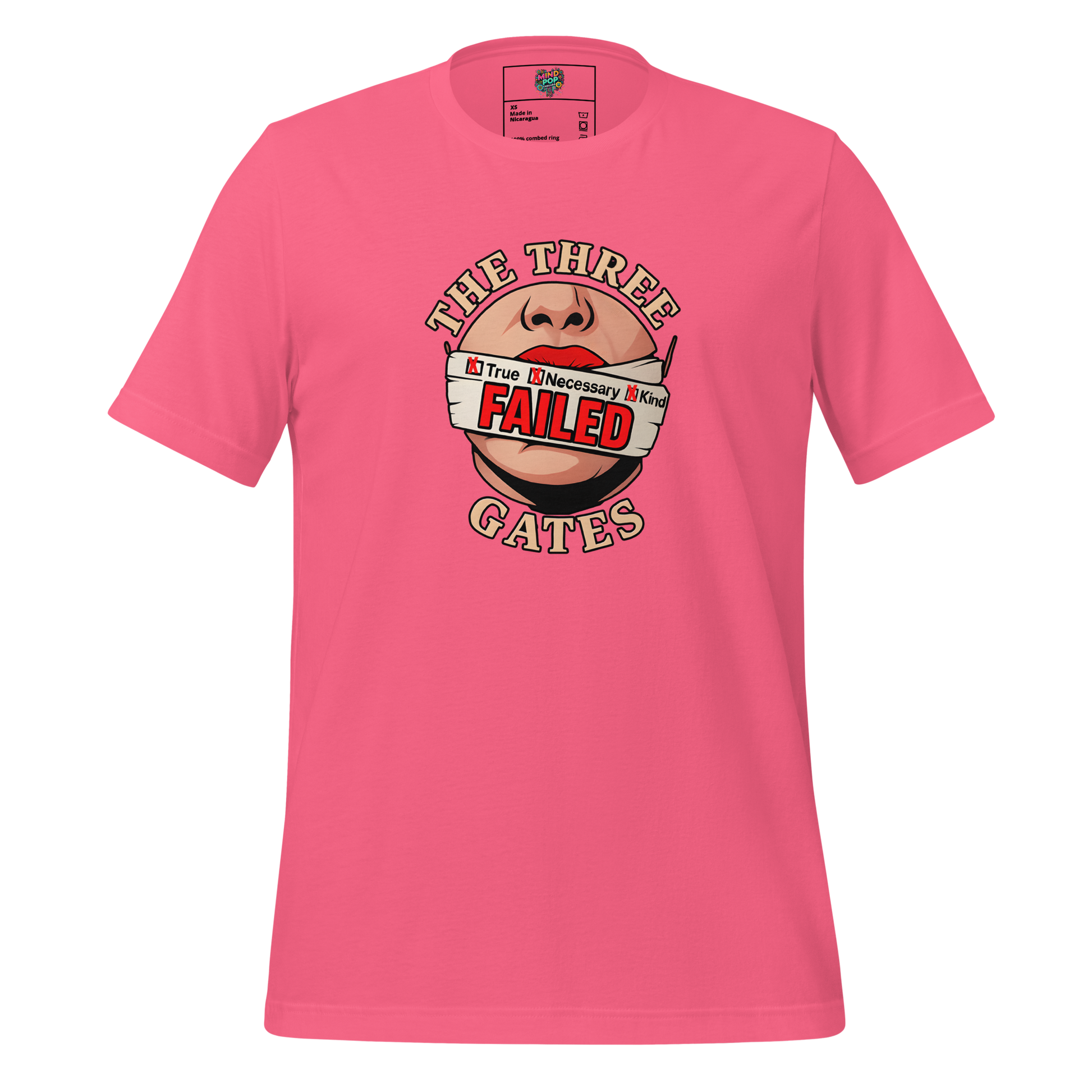 Mindfulness: Three Gates Shirt Charity Pink