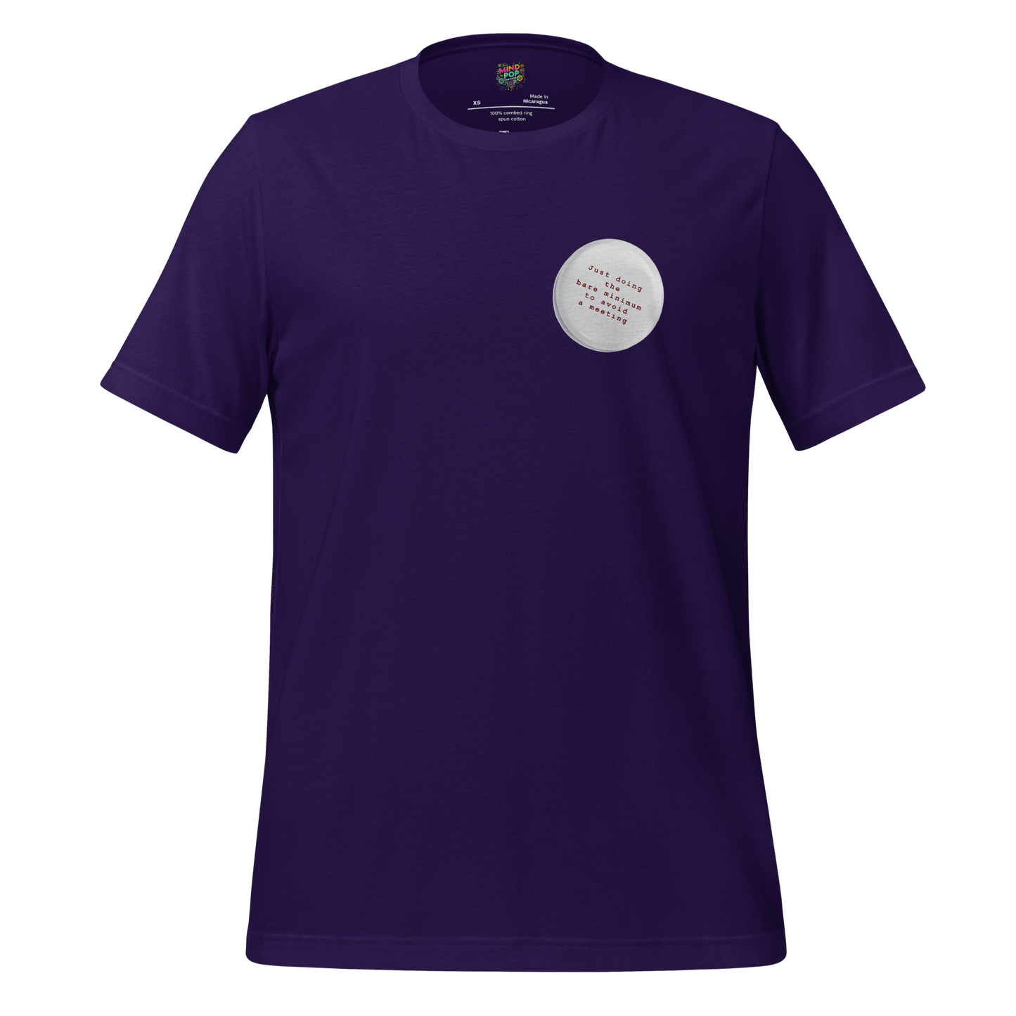 Minimal Amount of Flair Shirt Team Purple