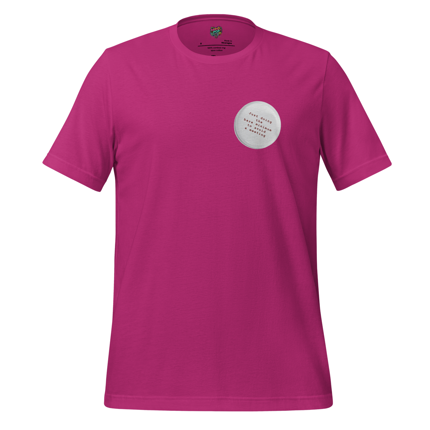 Minimal Amount of Flair Shirt Berry