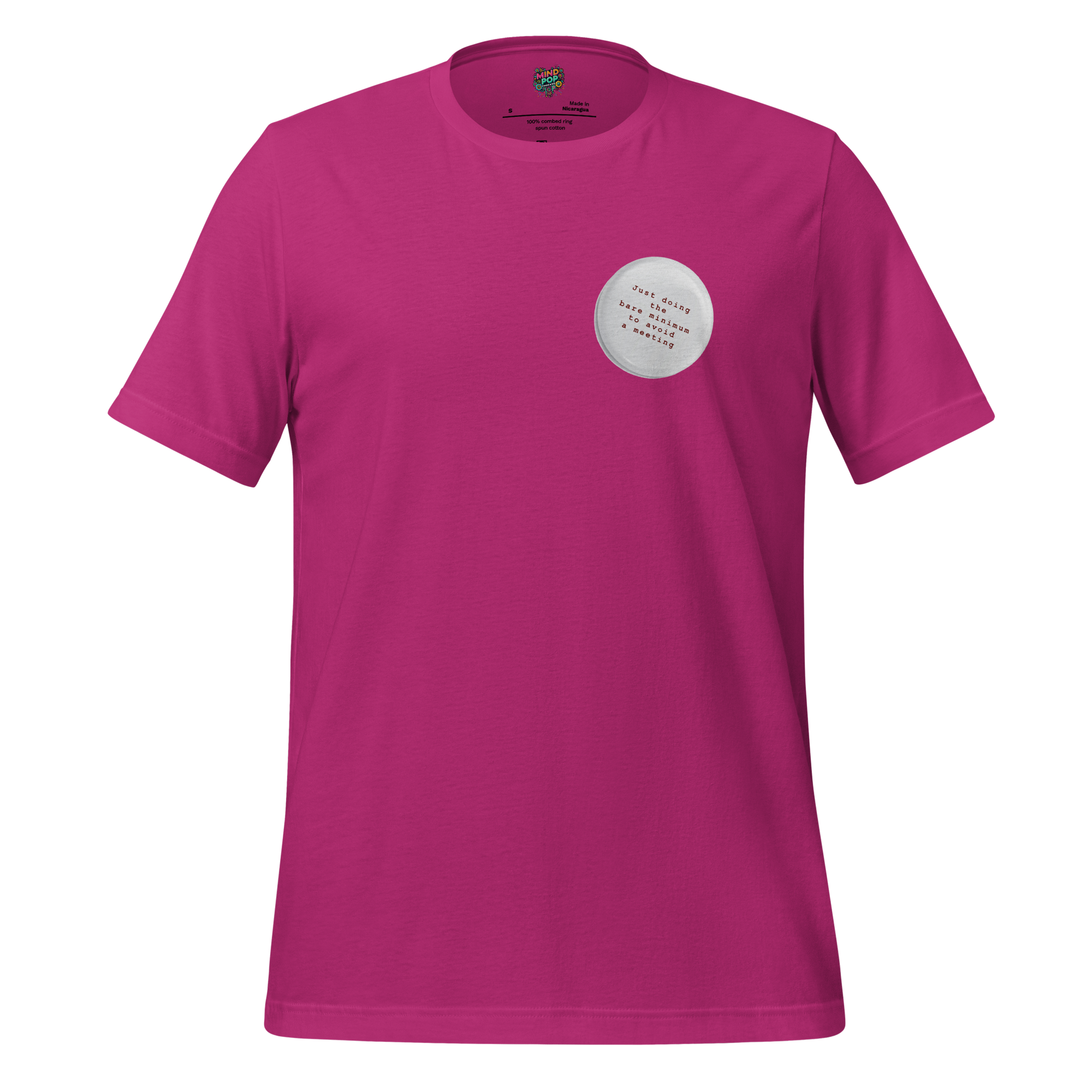 Minimal Amount of Flair Shirt Berry