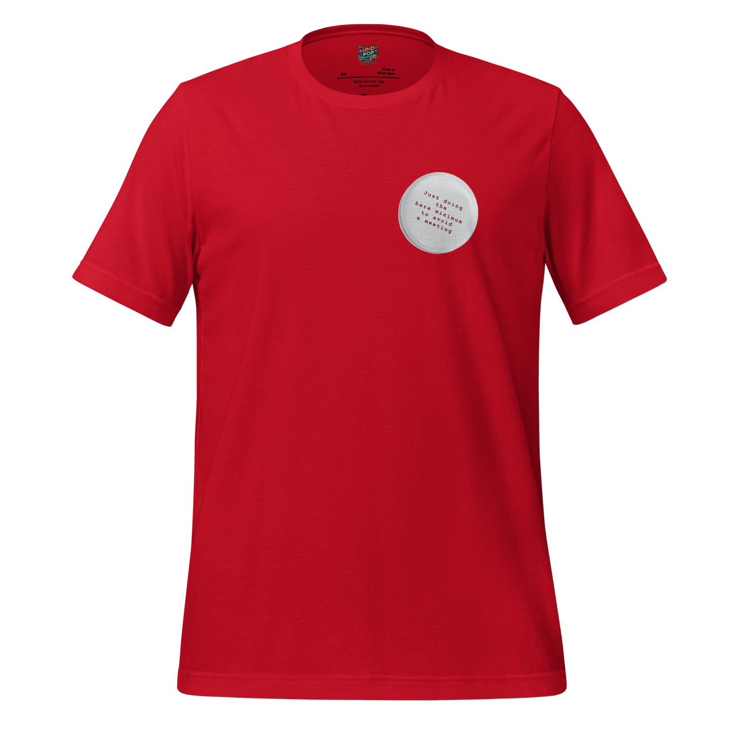 Minimal Amount of Flair Shirt Red