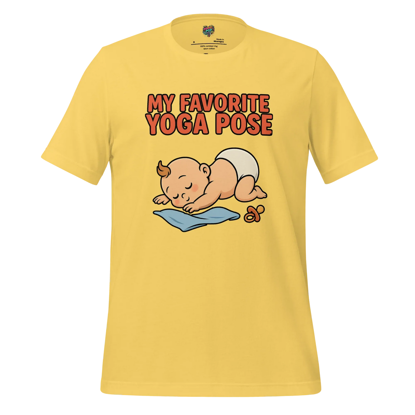My Favorite Yoga Pose is Childâ€™s Pose Shirt Yellow