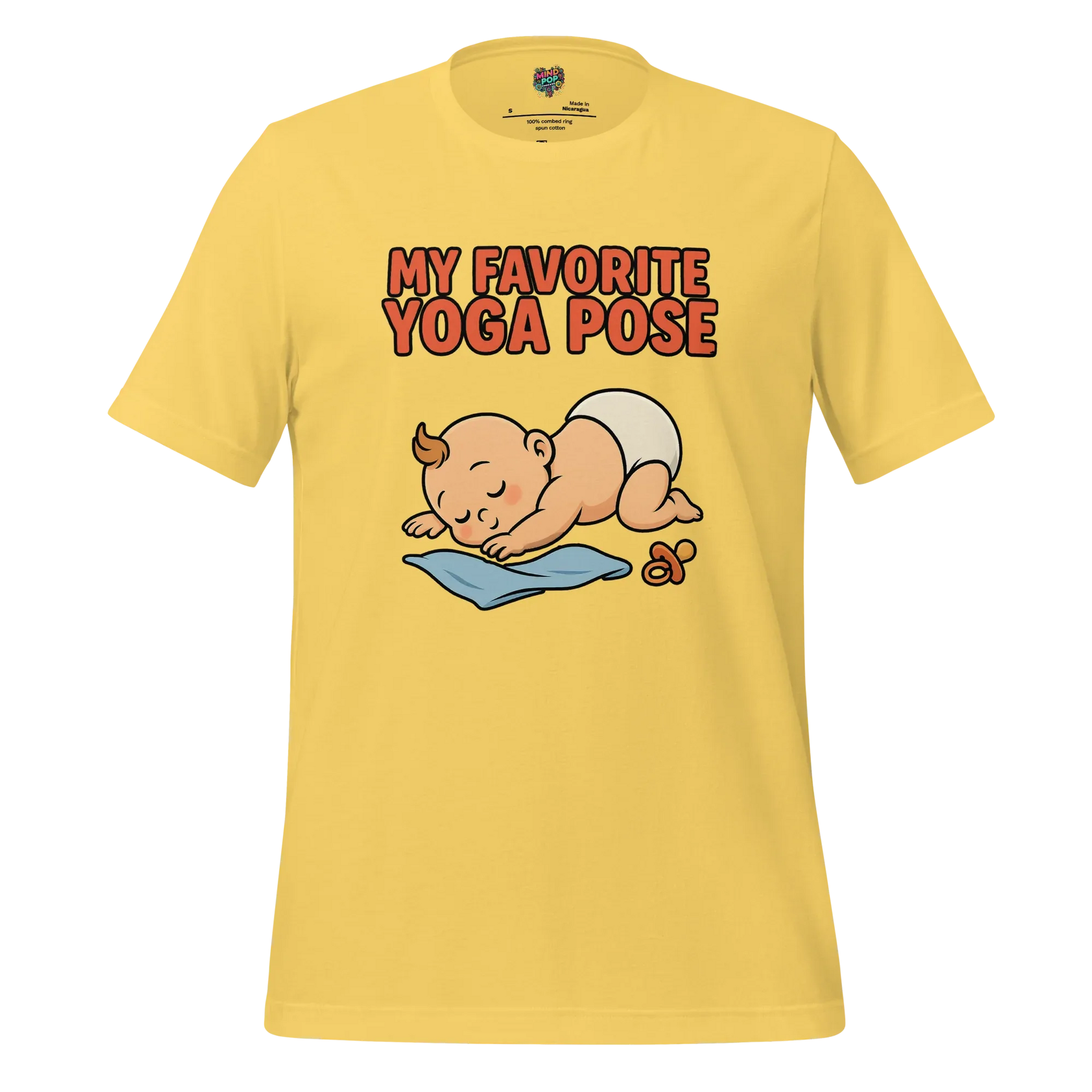 My Favorite Yoga Pose is Childâ€™s Pose Shirt Yellow