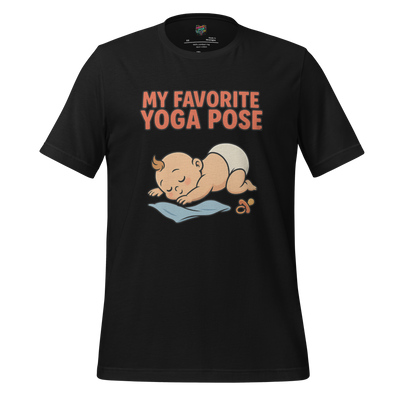 My Favorite Yoga Pose is Childâ€™s Pose Shirt Vintage Black