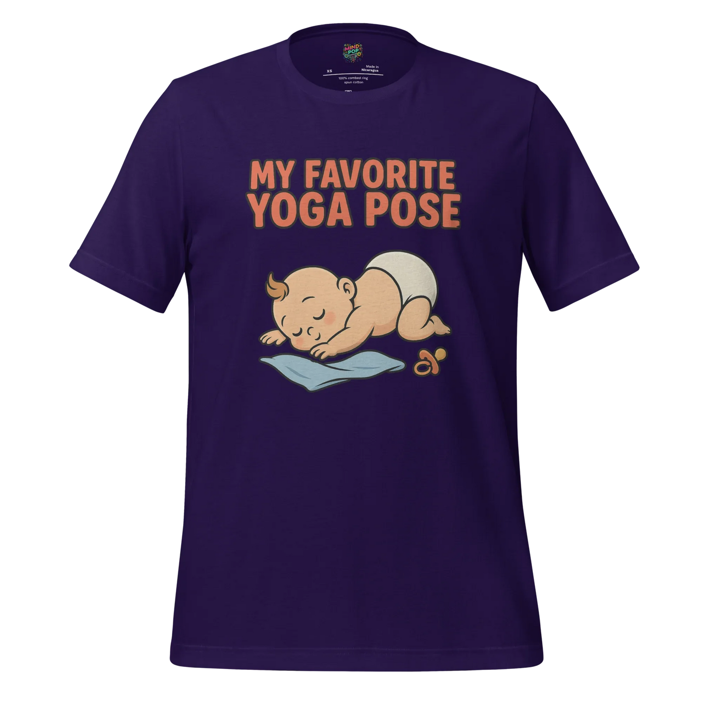 My Favorite Yoga Pose is Childâ€™s Pose Shirt Team Purple