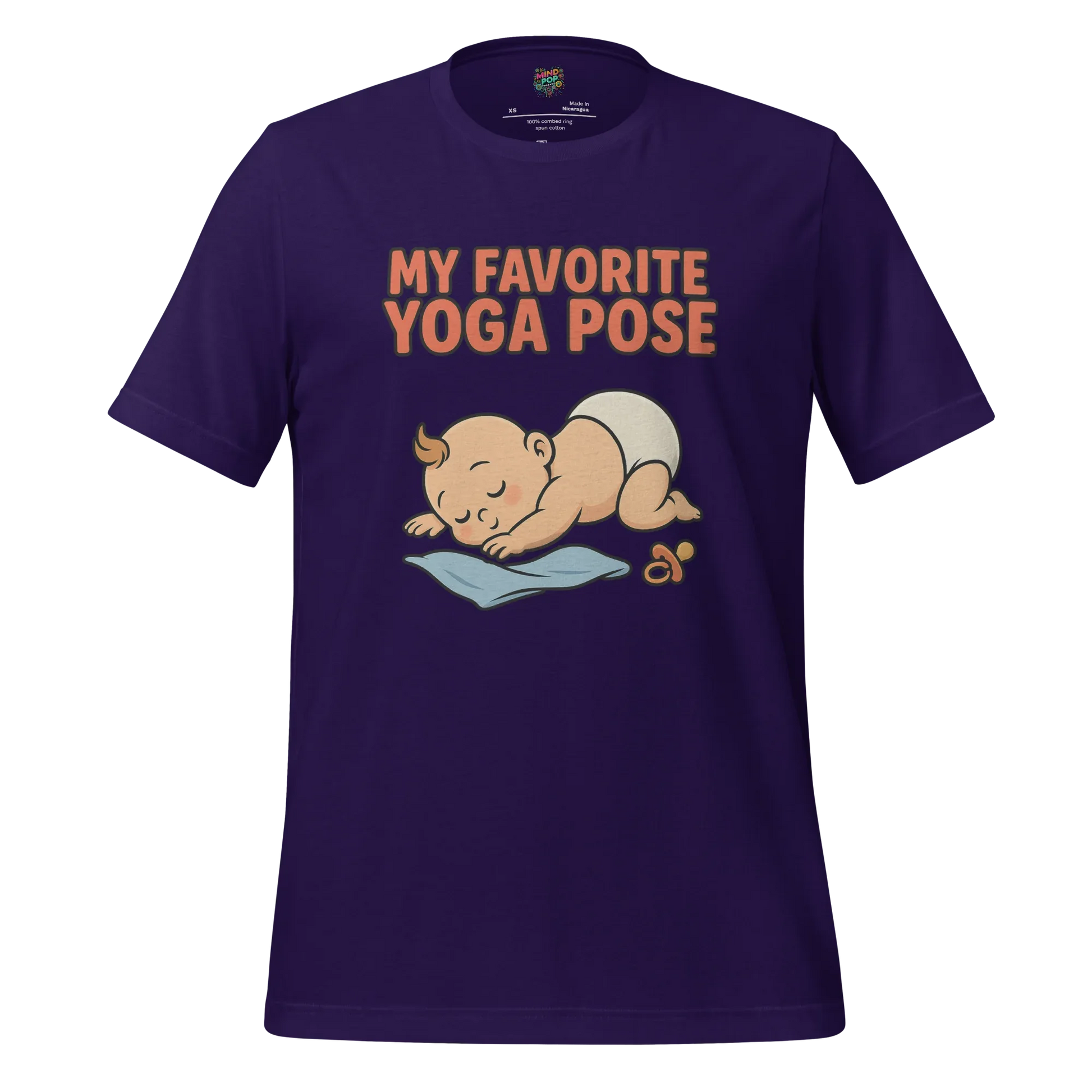 My Favorite Yoga Pose is Childâ€™s Pose Shirt Team Purple