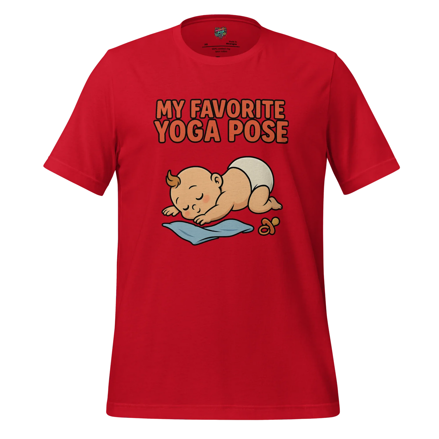 My Favorite Yoga Pose is Childâ€™s Pose Shirt Red