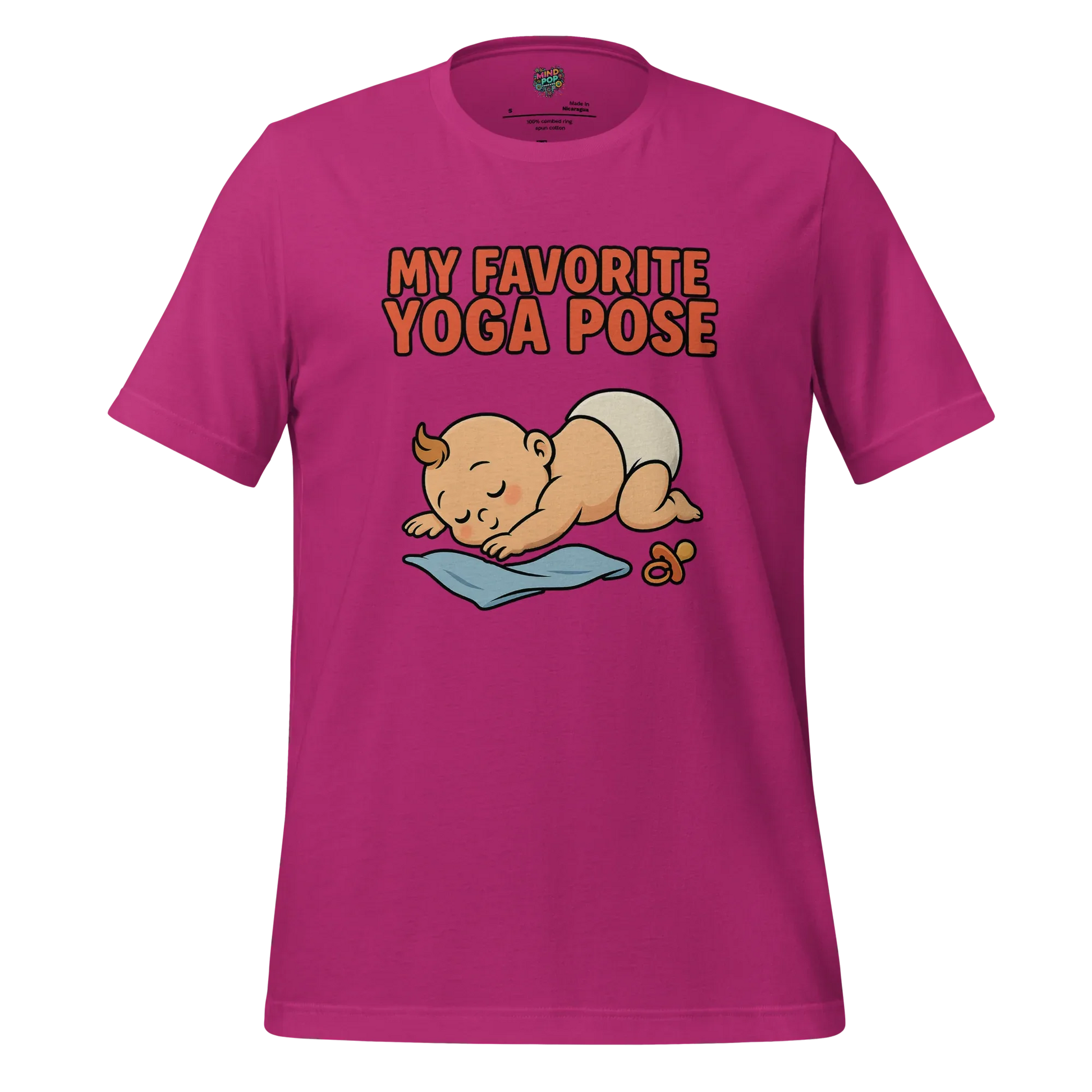 My Favorite Yoga Pose is Childâ€™s Pose Shirt Berry