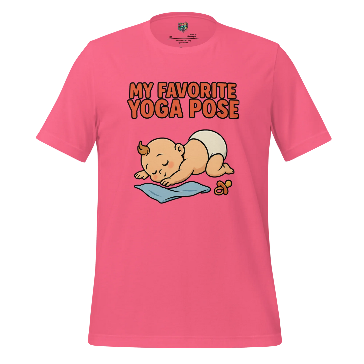 My Favorite Yoga Pose is Childâ€™s Pose Shirt Charity Pink