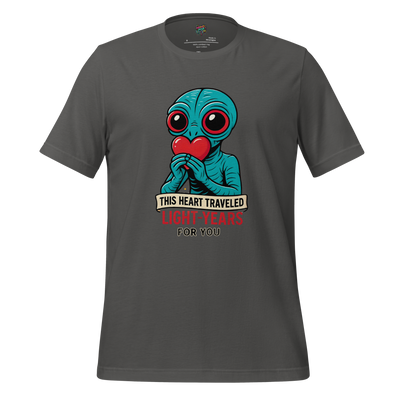 Light Years For You - Alien Love Shirt Asphalt