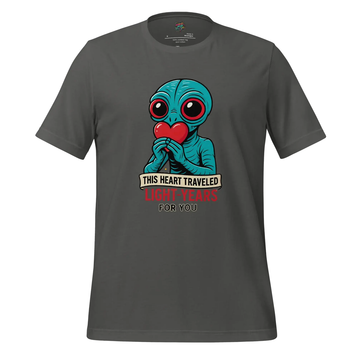 Light Years For You - Alien Love Shirt Asphalt