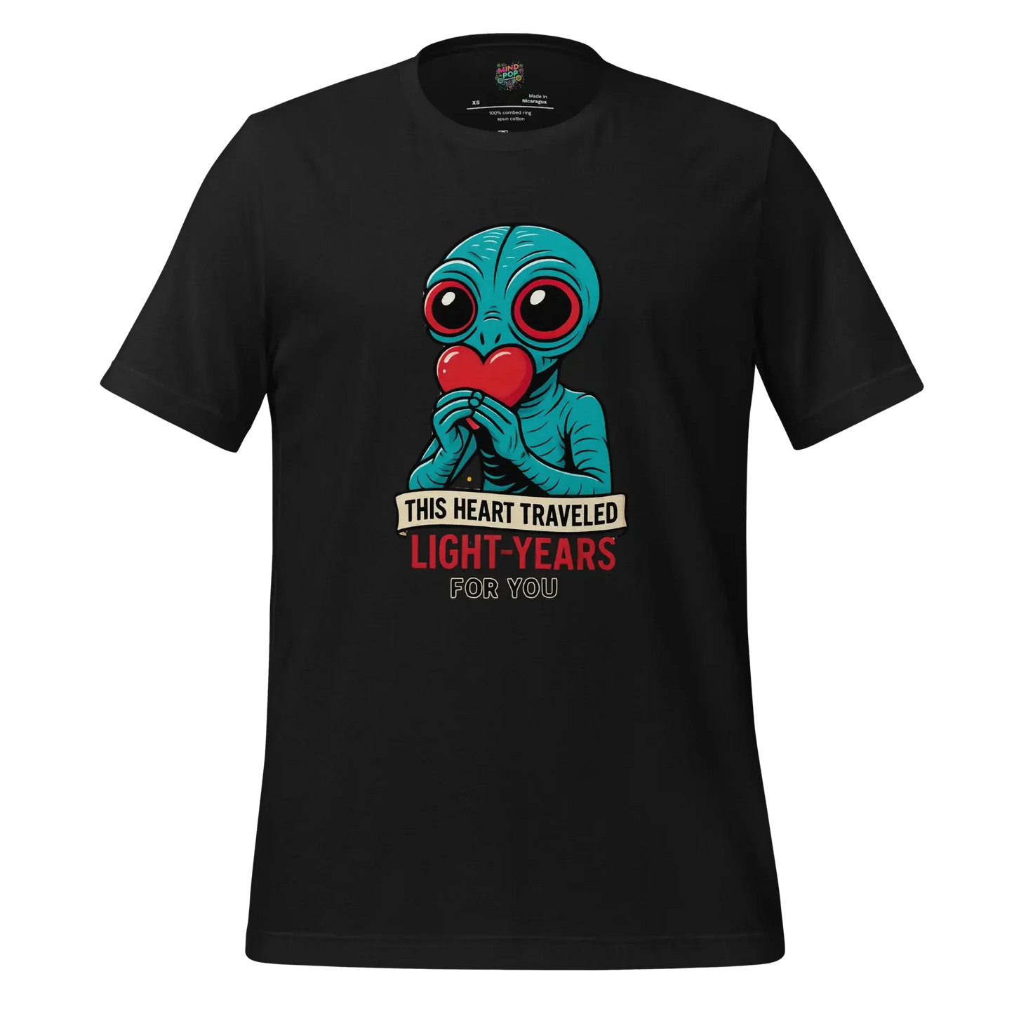 Light Years For You - Alien Love Shirt Vintage Black