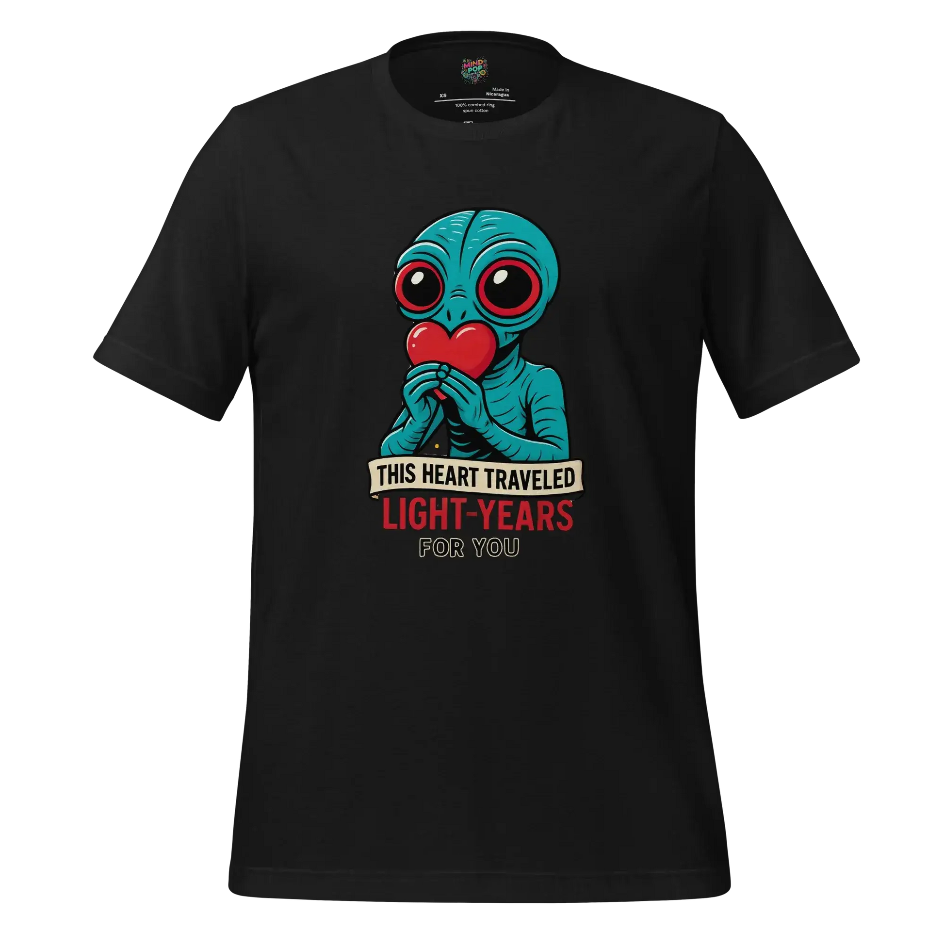 Light Years For You - Alien Love Shirt Vintage Black