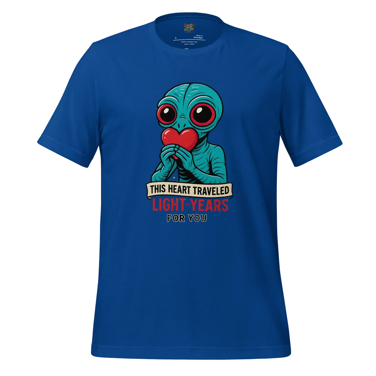 Light Years For You - Alien Love Shirt True Royal