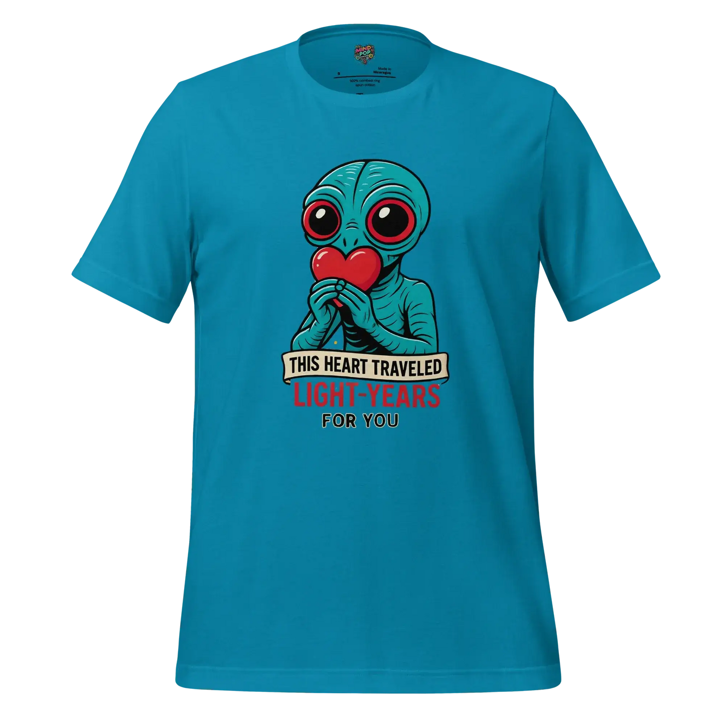 Light Years For You - Alien Love Shirt Aqua