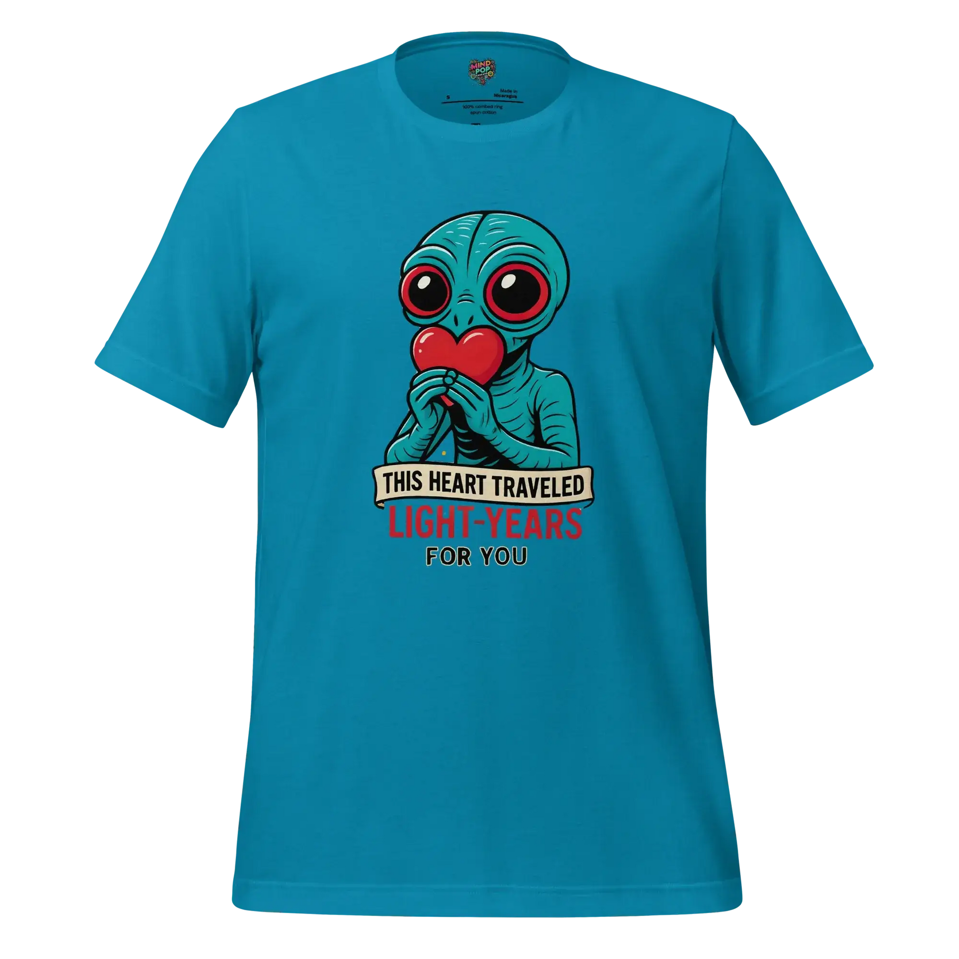 Light Years For You - Alien Love Shirt Aqua