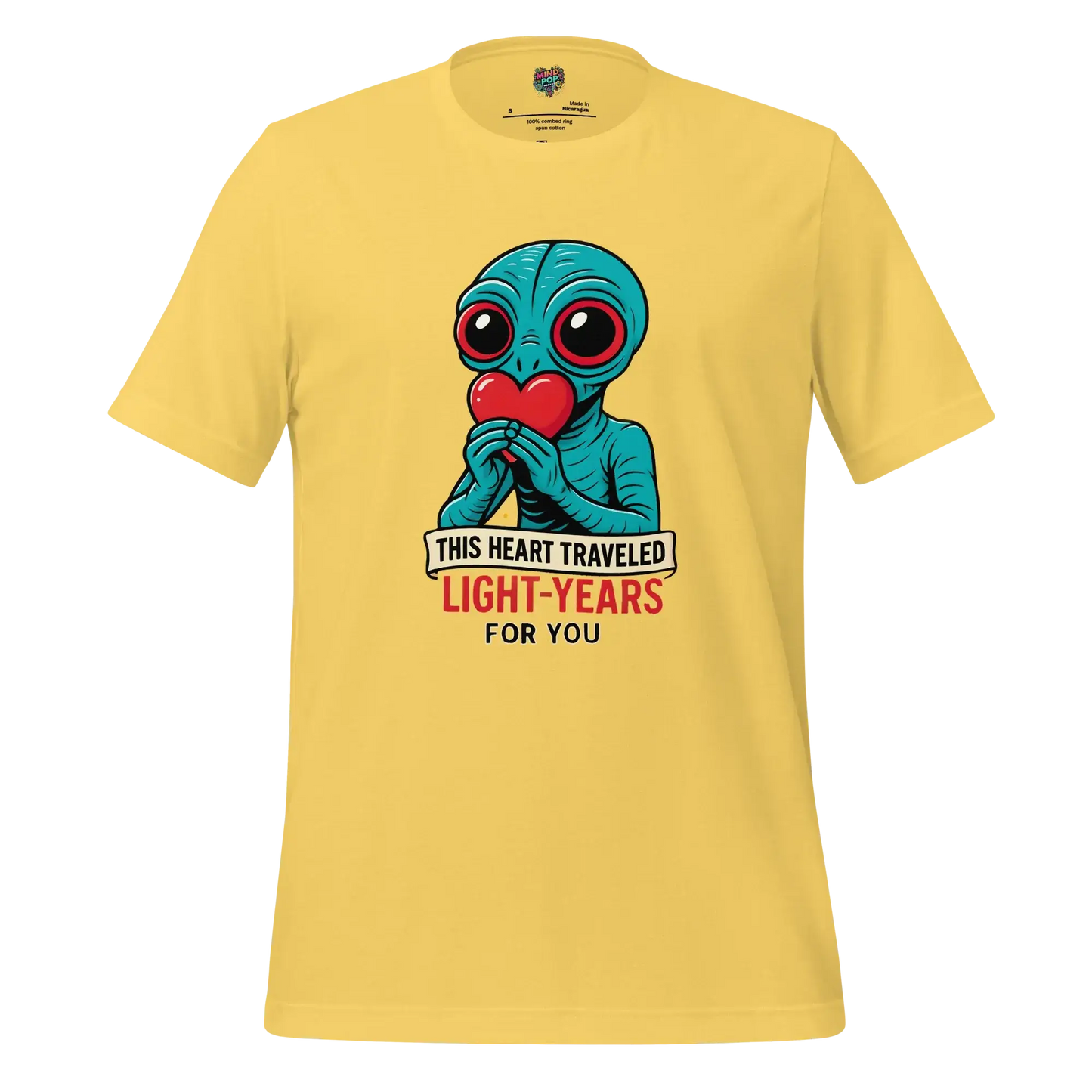 Light Years For You - Alien Love Shirt Yellow