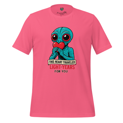 Light Years For You - Alien Love Shirt Charity Pink