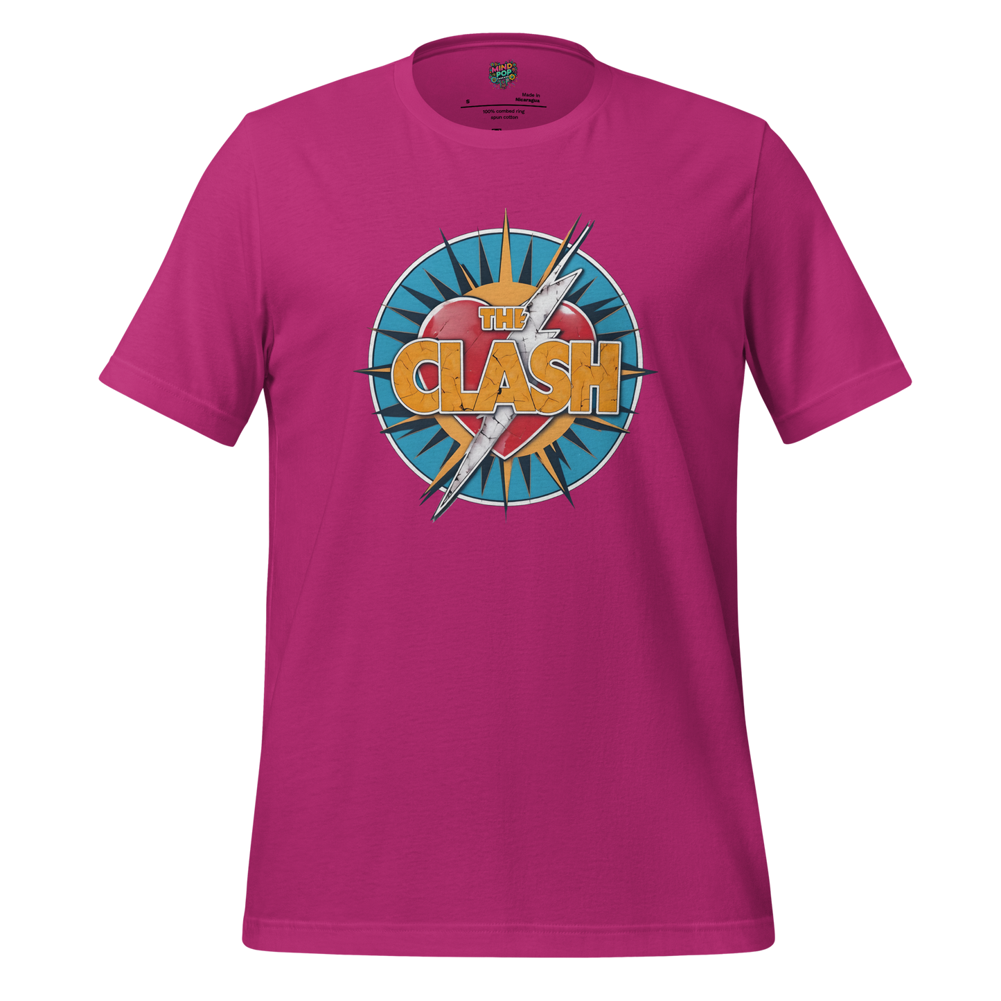 My Hero The Clash Shirt Berry