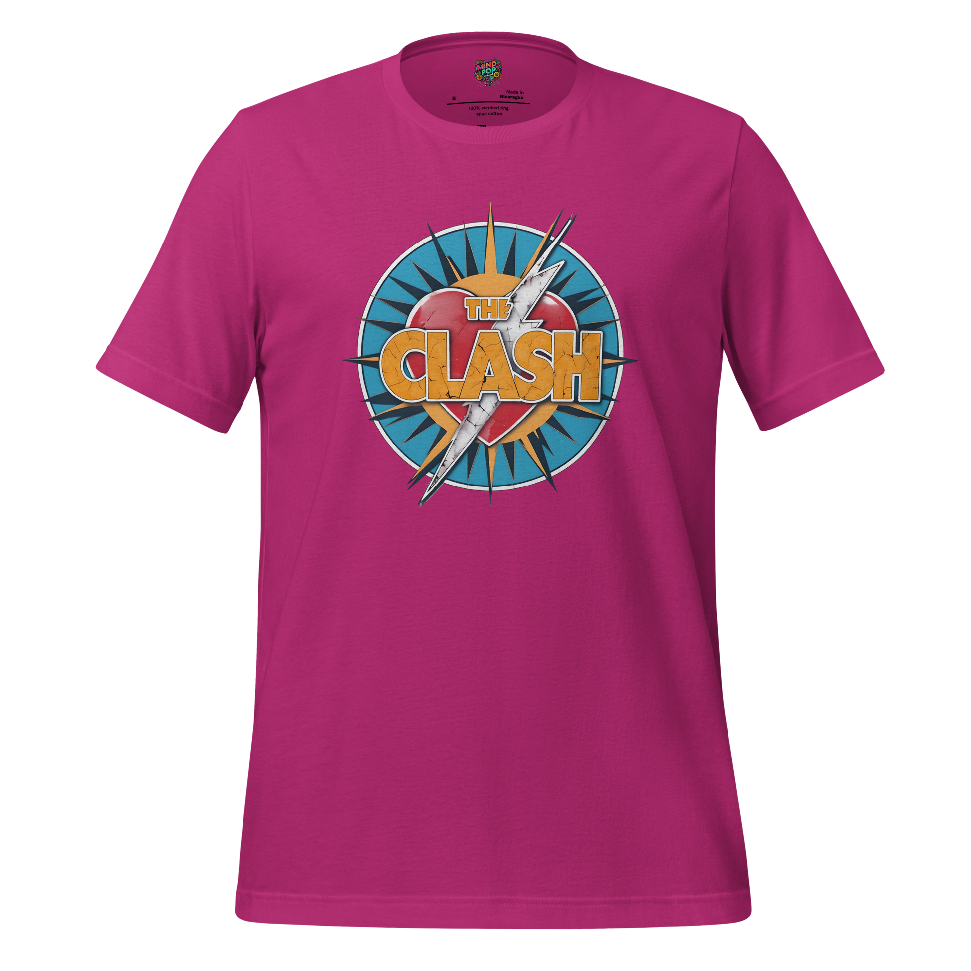 My Hero The Clash Shirt Berry