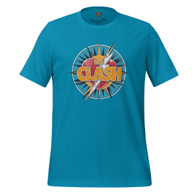 My Hero The Clash Shirt Aqua