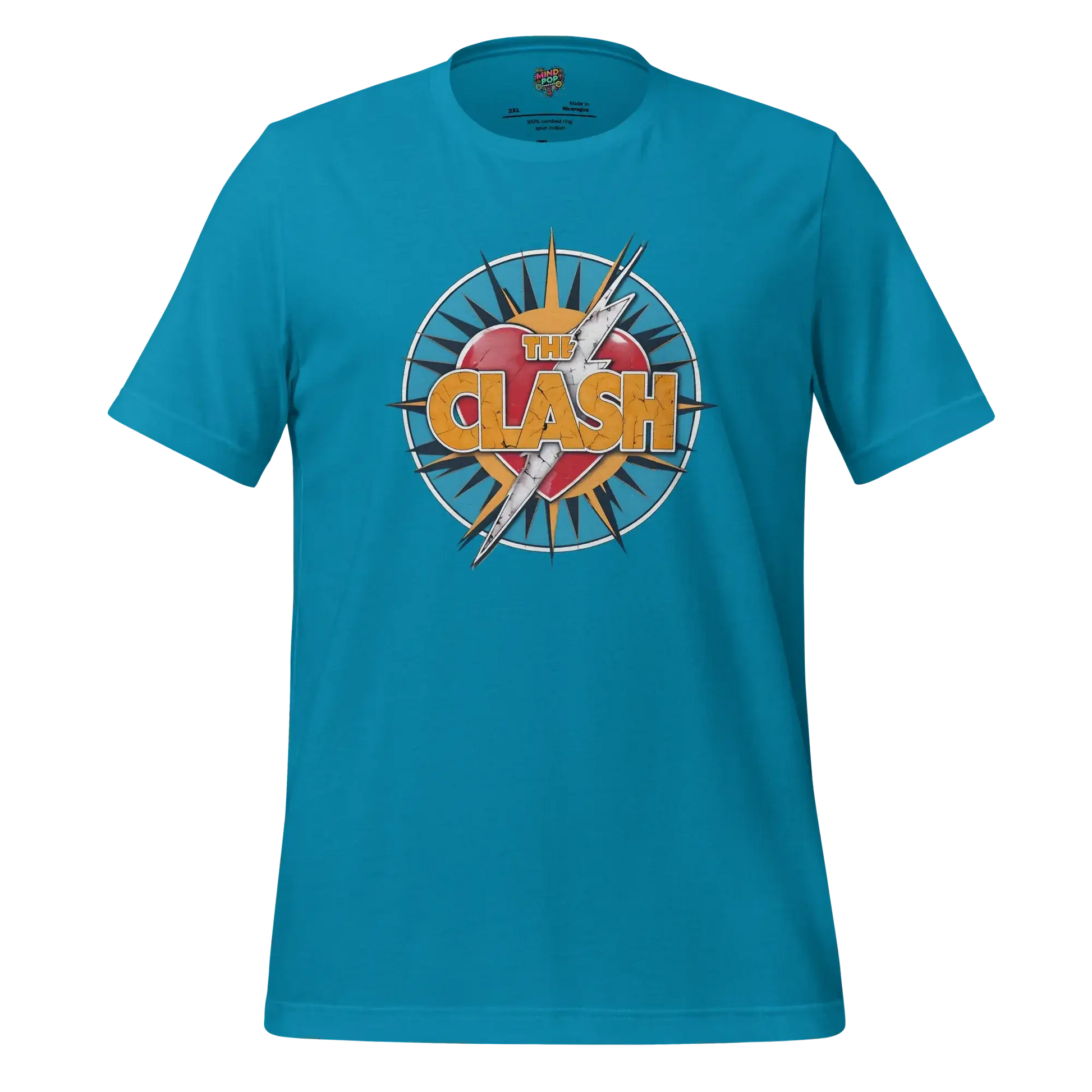 My Hero The Clash Shirt Aqua