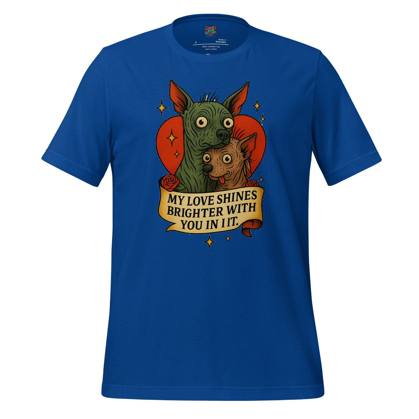 My Love Shines Brighter Graphic Shirt True Royal