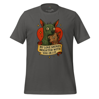 My Love Shines Brighter Graphic Shirt Asphalt