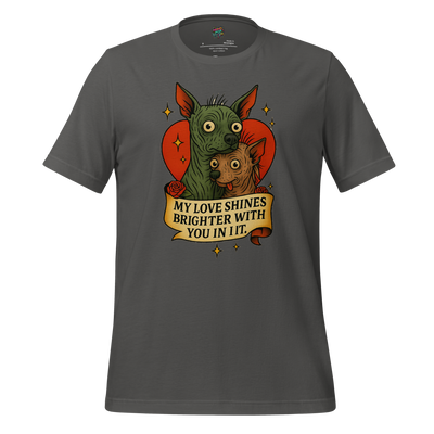 My Love Shines Brighter Graphic Shirt Asphalt