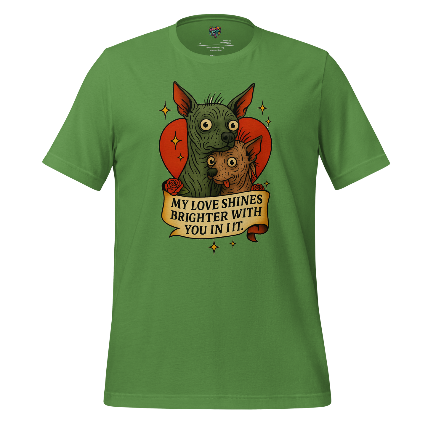 My Love Shines Brighter Graphic Shirt Leaf