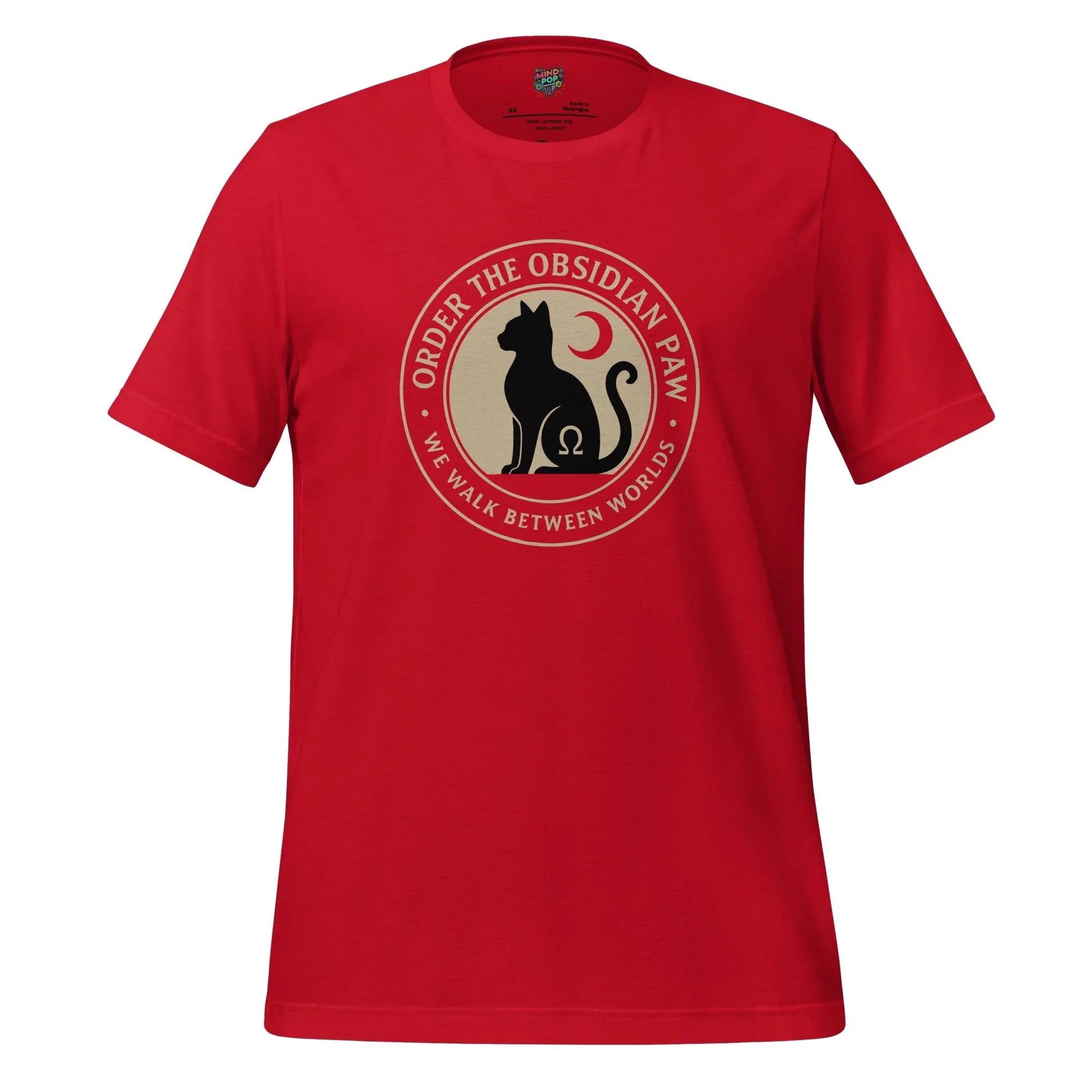 Obsidian Paw Cult Shirt Red