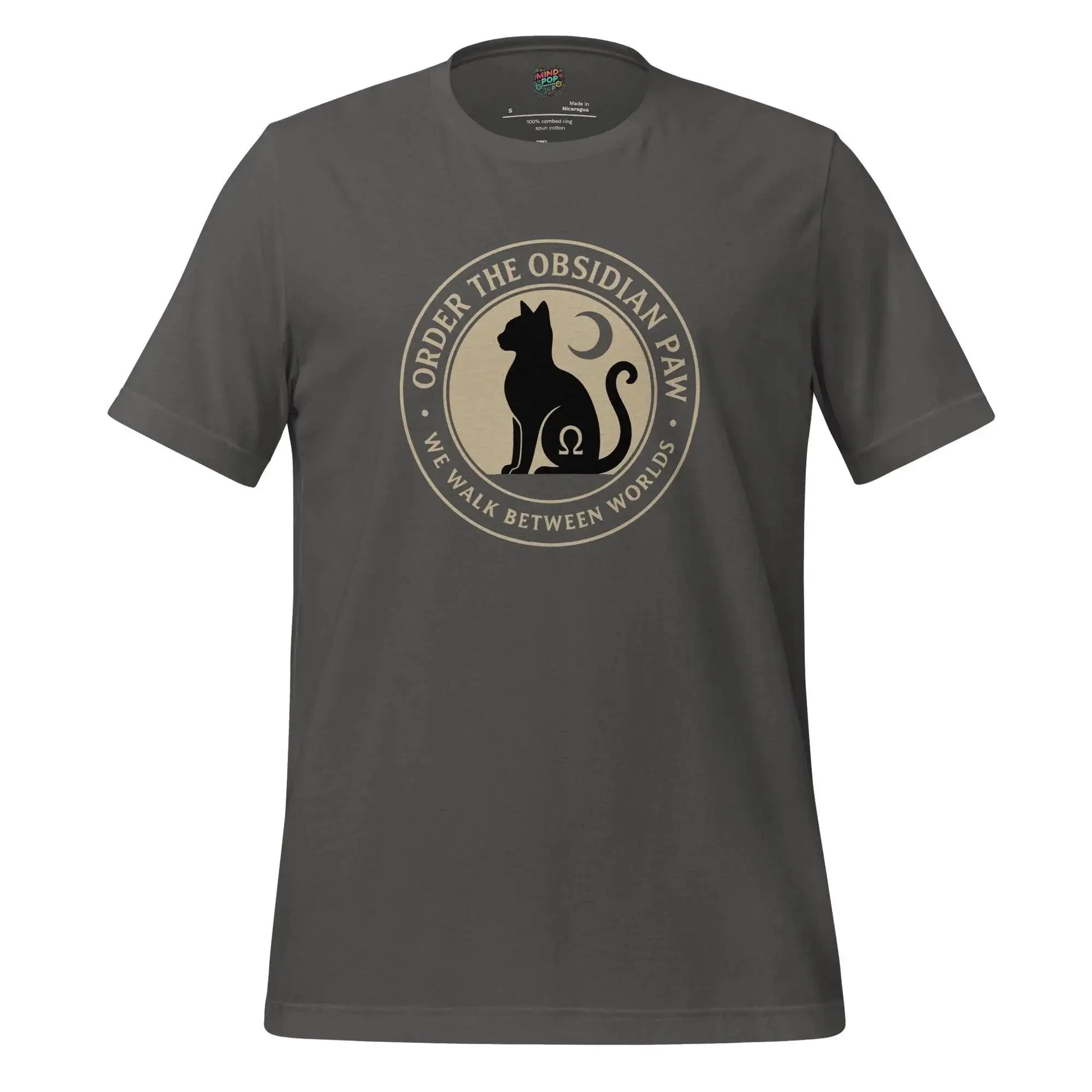 Obsidian Paw Cult Shirt Asphalt