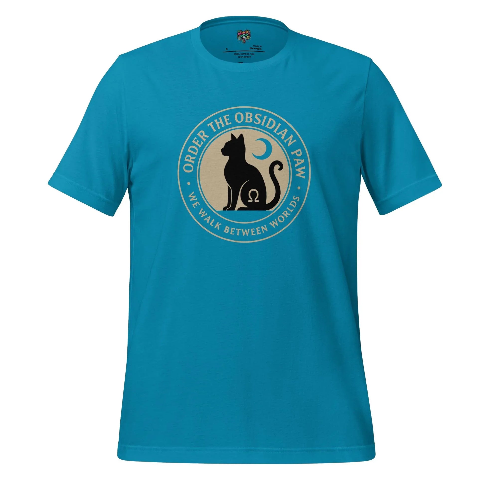 Obsidian Paw Cult Shirt Aqua