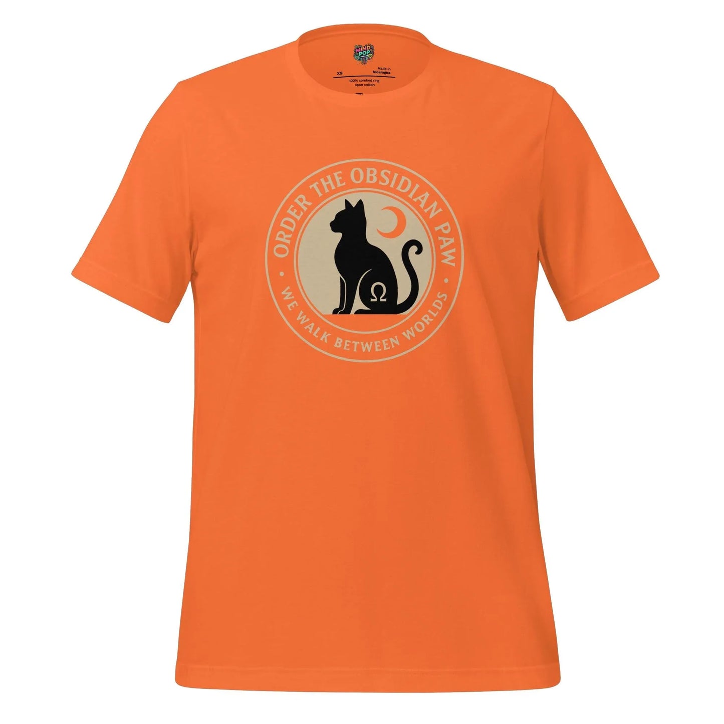 Obsidian Paw Cult Shirt Orange