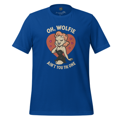 Oh Wolfie - Vintage Cartoon Graphic True Royal
