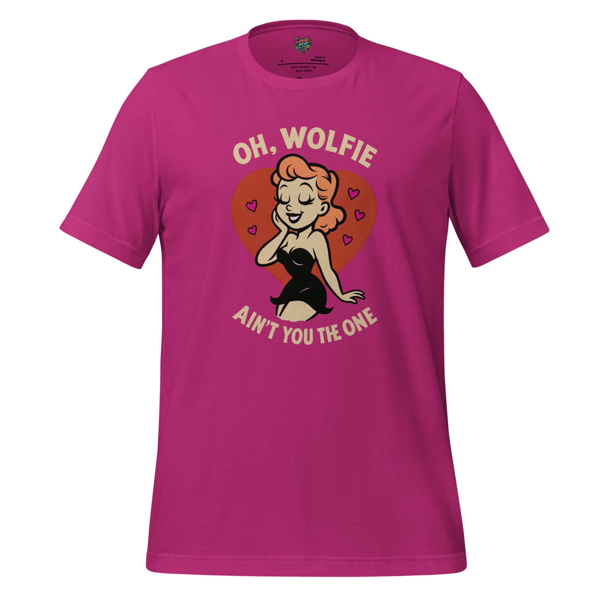 Oh Wolfie - Vintage Cartoon Graphic Berry