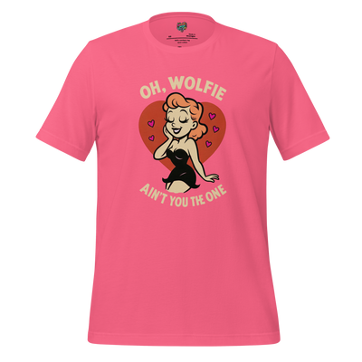 Oh Wolfie - Vintage Cartoon Graphic Charity Pink