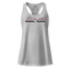 Ommm... My Back fitted racerback tank top Heather gray