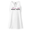 Ommm... My Back fitted racerback tank top White