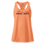Ommm... My Back fitted racerback tank top Light Orange