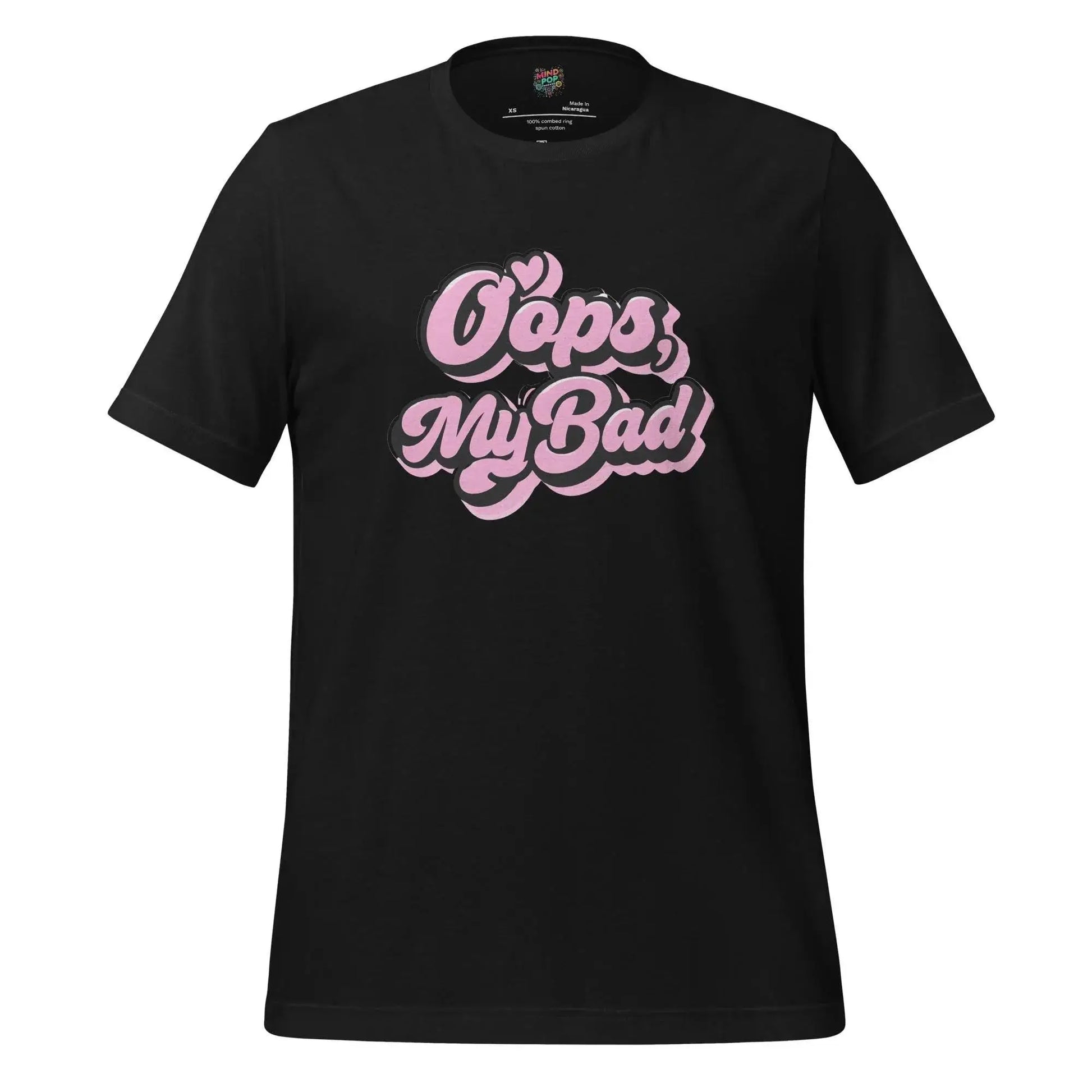 Oops My Bad Shirt Vintage Black