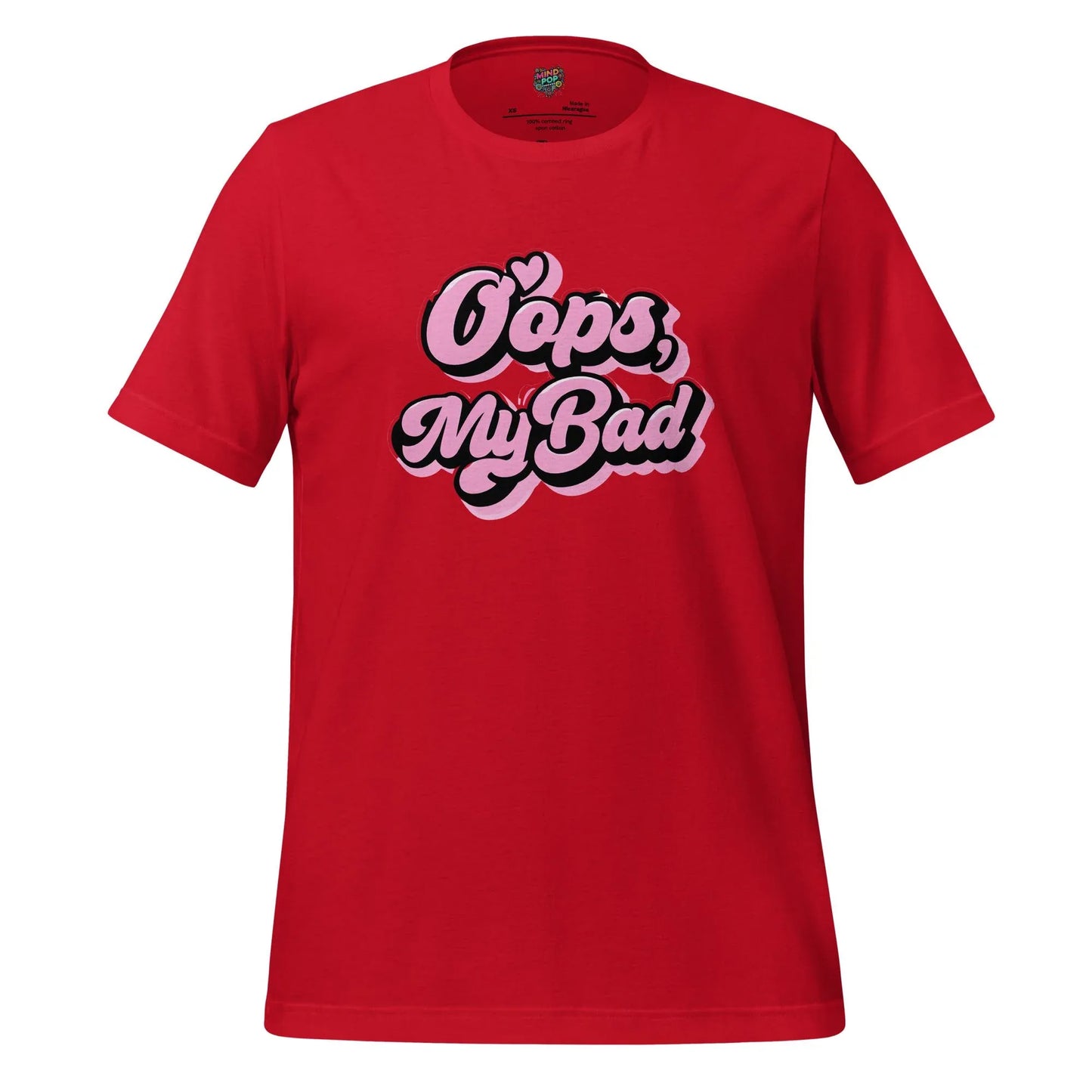 Oops My Bad Shirt Red