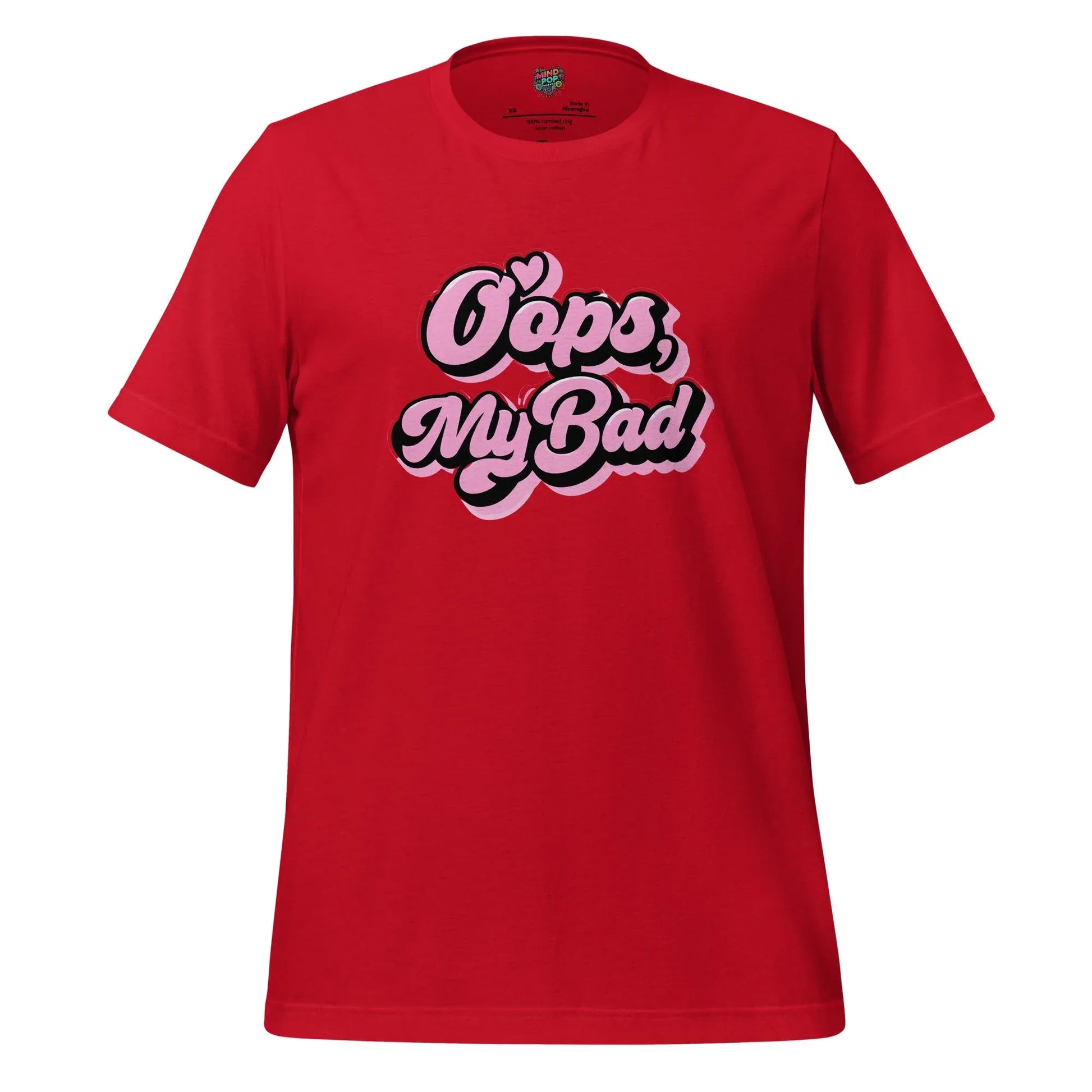 Oops My Bad Shirt Red
