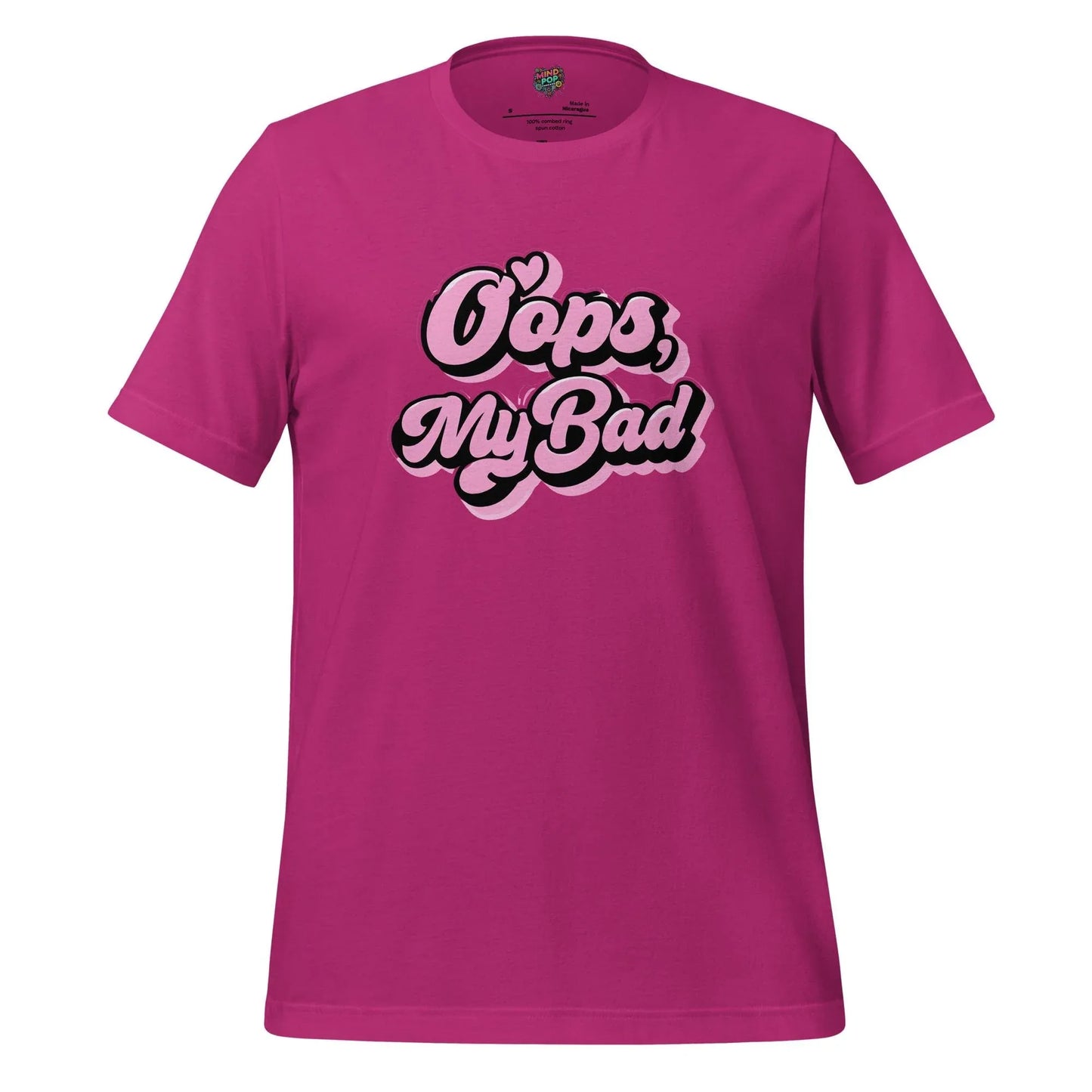 Oops My Bad Shirt Berry