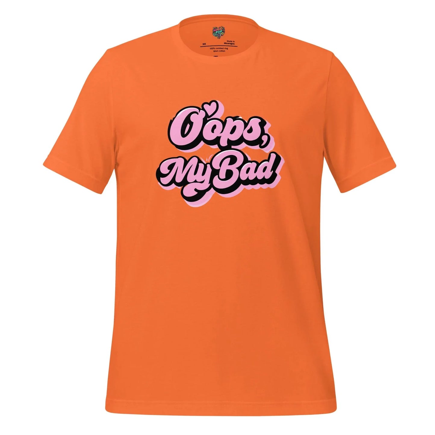 Oops My Bad Shirt Orange