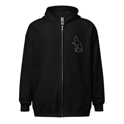 Order of the Perpetual Nap Cotton blend Zip-Up : biker jacket parody