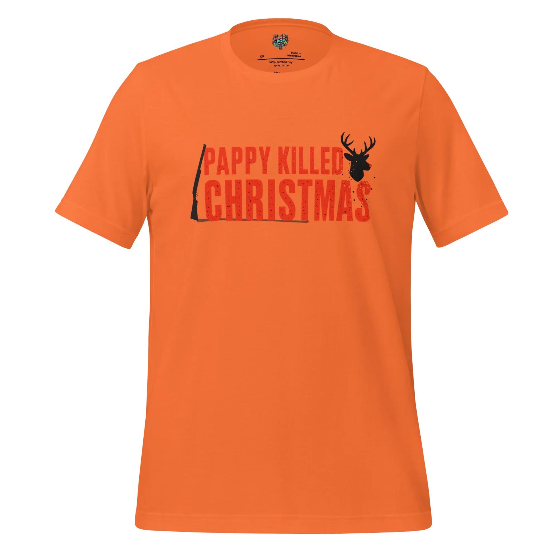 Pappy Killed Christmas Holiday Hunting Shirt Orange