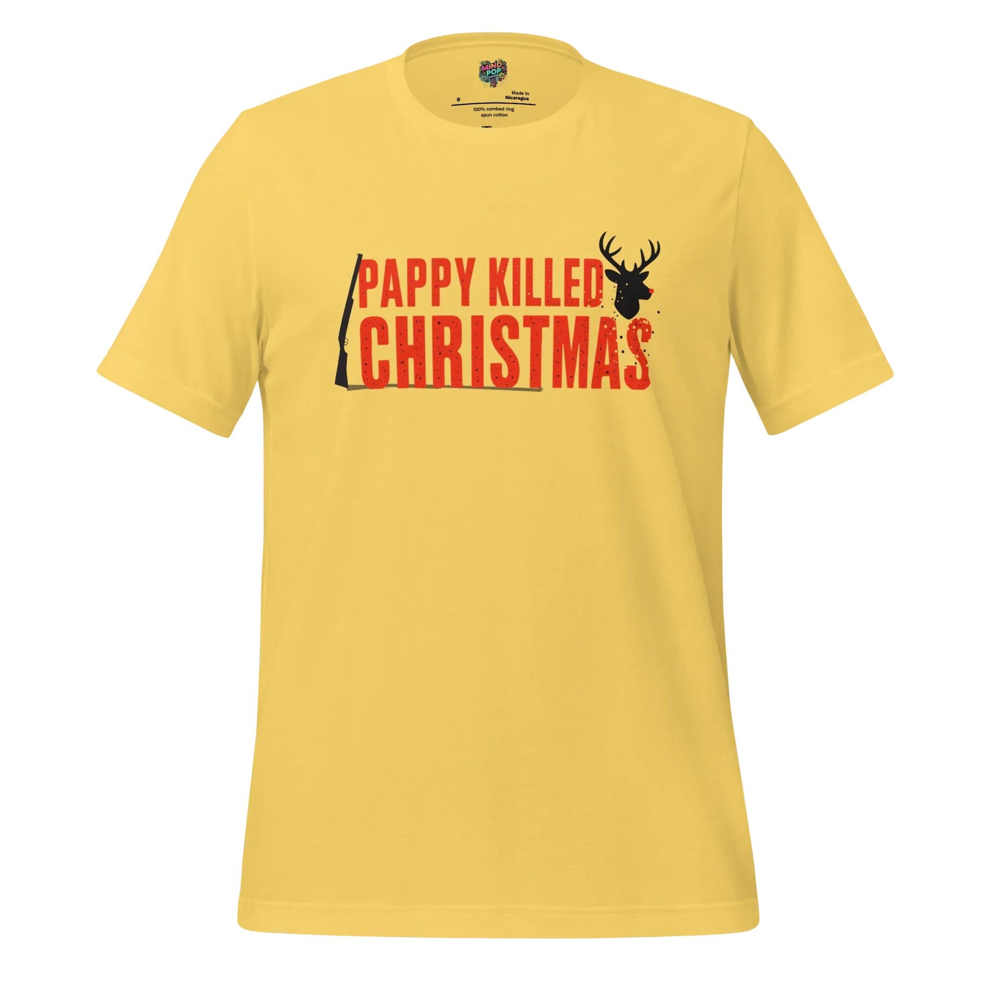 Pappy Killed Christmas Holiday Hunting Shirt Yellow
