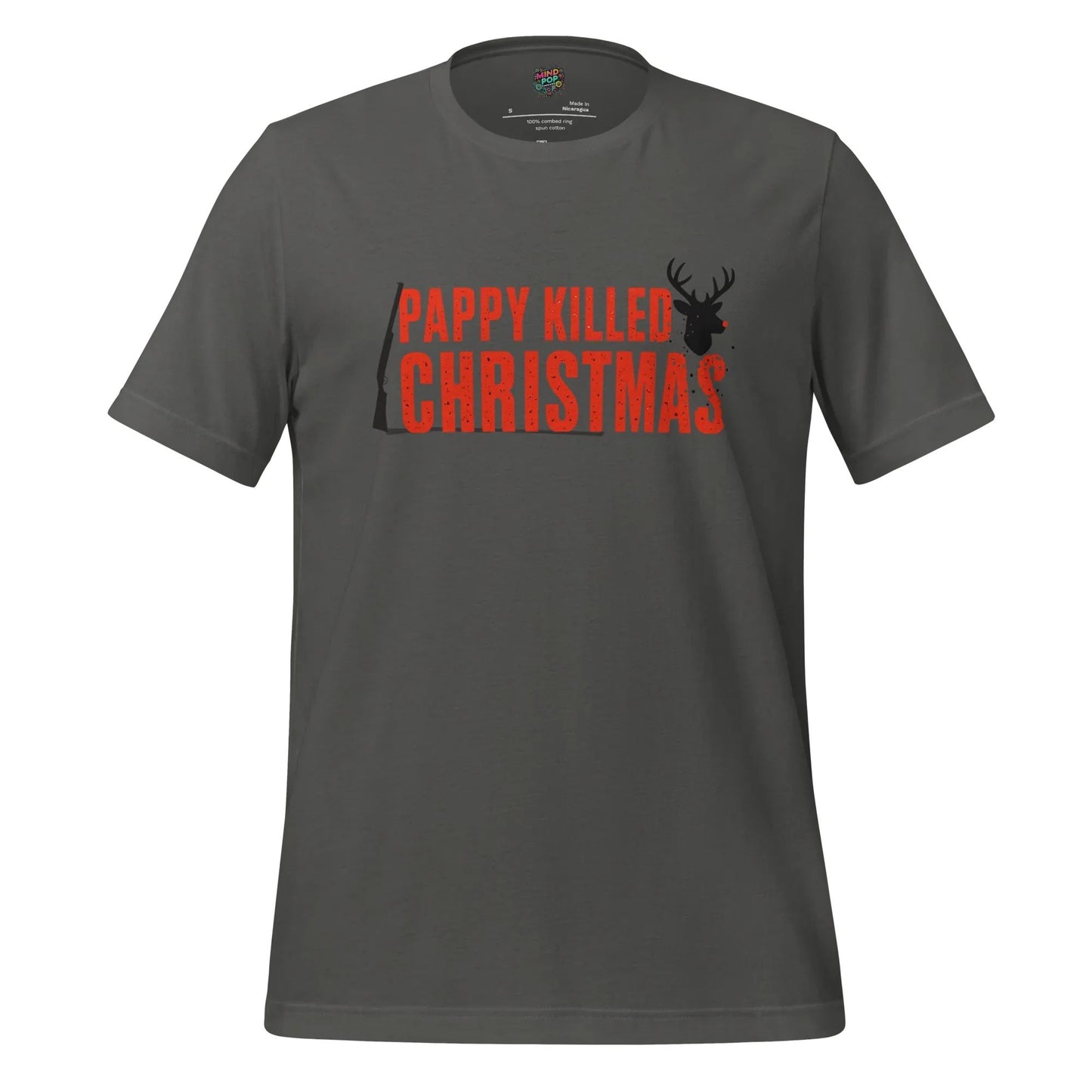 Pappy Killed Christmas Holiday Hunting Shirt Asphalt