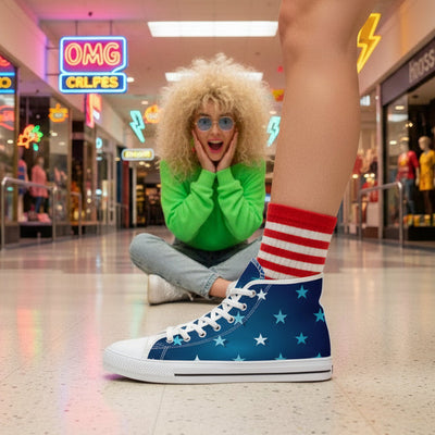Patriotic Women High Tops